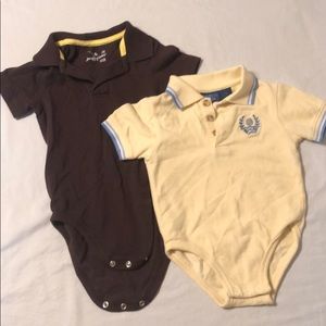 X2 onesies/boys/18 months